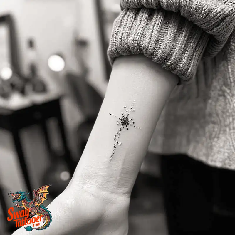 100 Shooting Star Tattoo Design Ideas: Stellar Ink 11 shooting star tattoo
