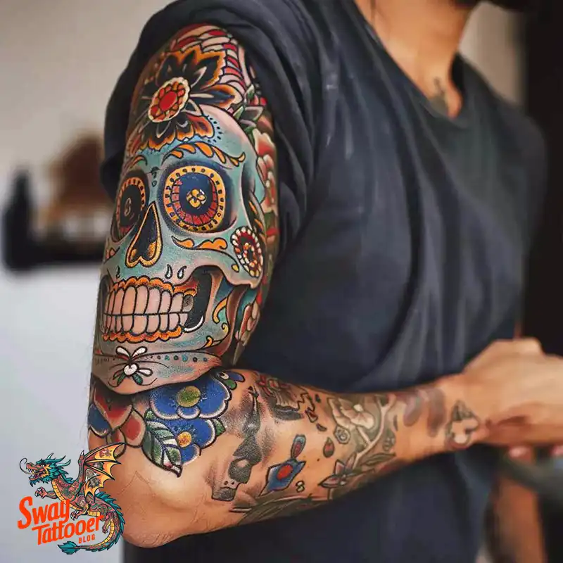 100 Skull Tattoo Design Ideas: Bold Art & Deep Meanings 84 skull tattoo