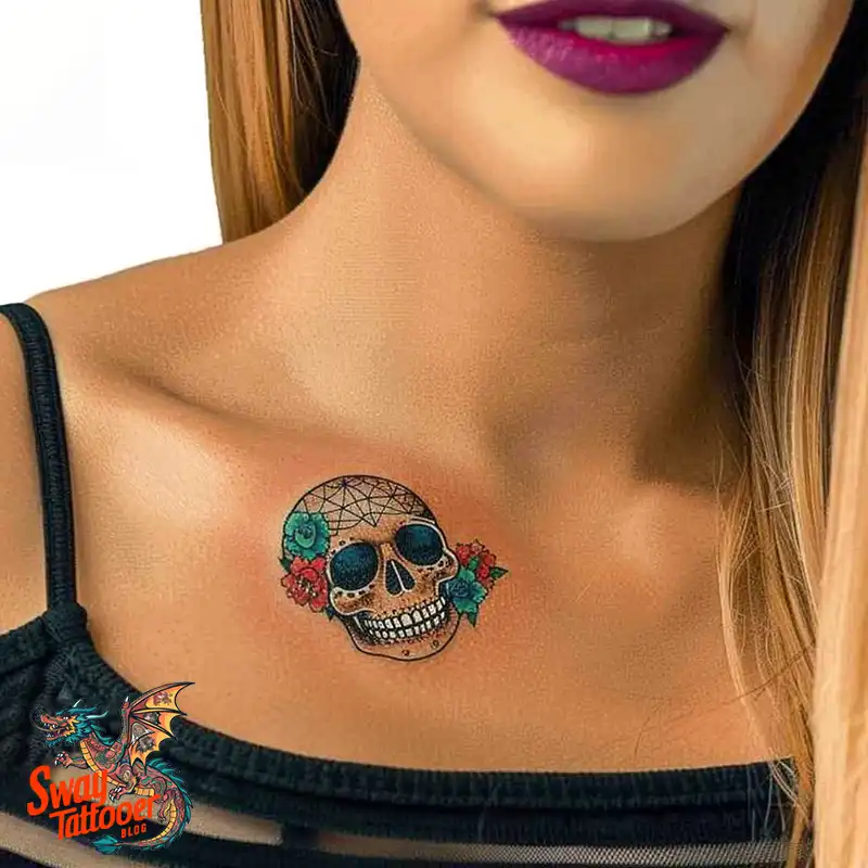 100 Skull Tattoo Design Ideas: Bold Art & Deep Meanings 24 skull tattoo