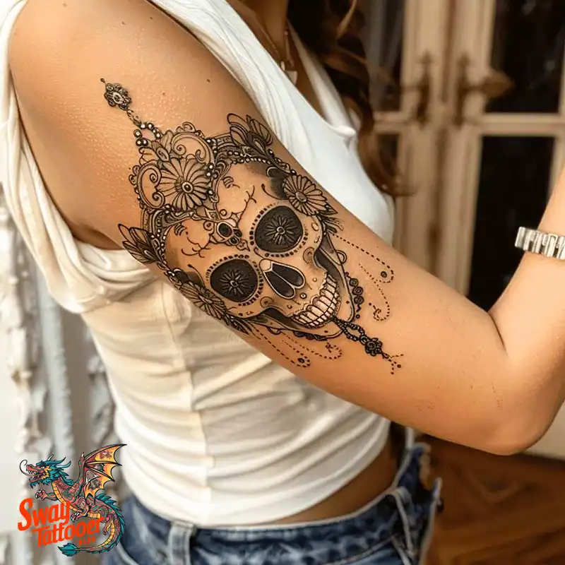 100 Skull Tattoo Design Ideas: Bold Art & Deep Meanings 2 skull tattoo