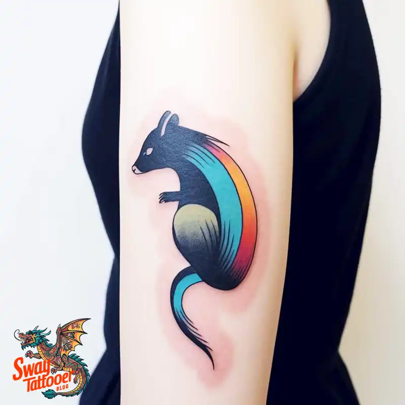 70 Skunk Tattoo Design Ideas: Rich Symbolism Body Art 44 skunk tattoo