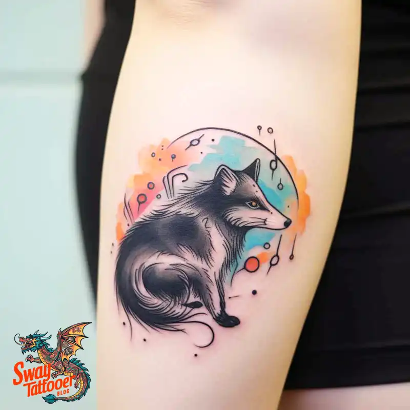 70 Skunk Tattoo Design Ideas: Rich Symbolism Body Art 45 skunk tattoo
