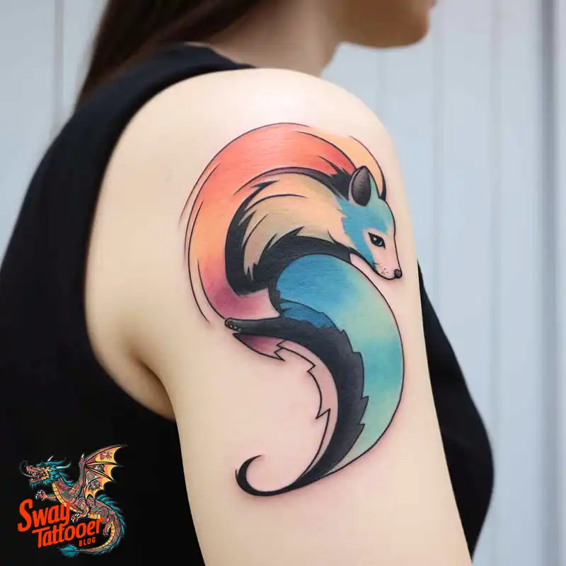 70 Skunk Tattoo Design Ideas: Rich Symbolism Body Art 41 skunk tattoo
