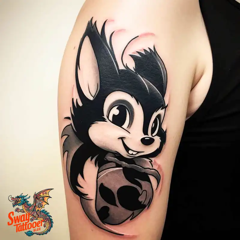 70 Skunk Tattoo Design Ideas: Rich Symbolism Body Art 32 skunk tattoo