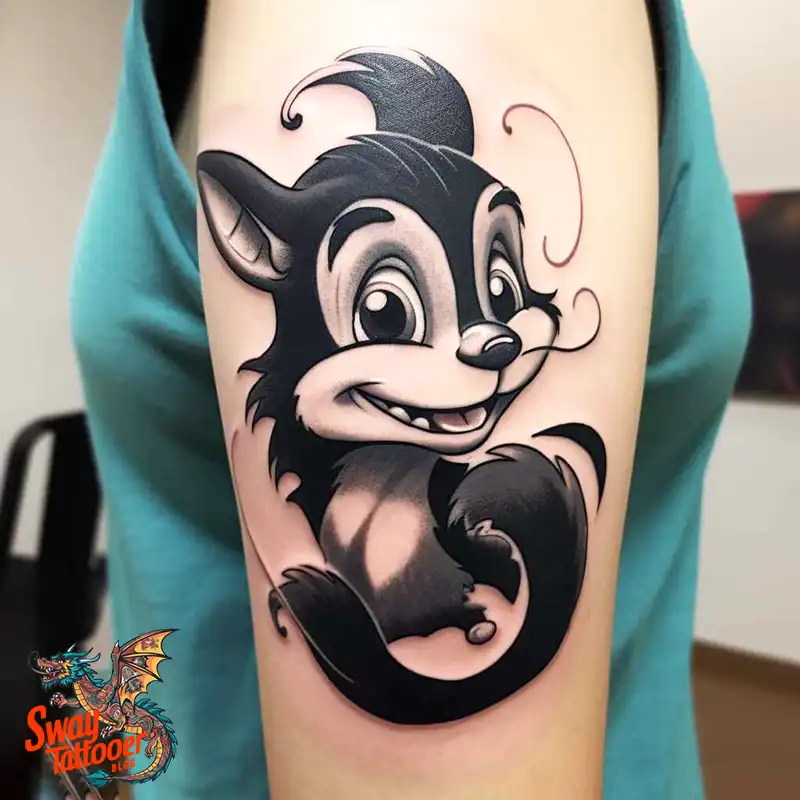 70 Skunk Tattoo Design Ideas: Rich Symbolism Body Art 29 skunk tattoo