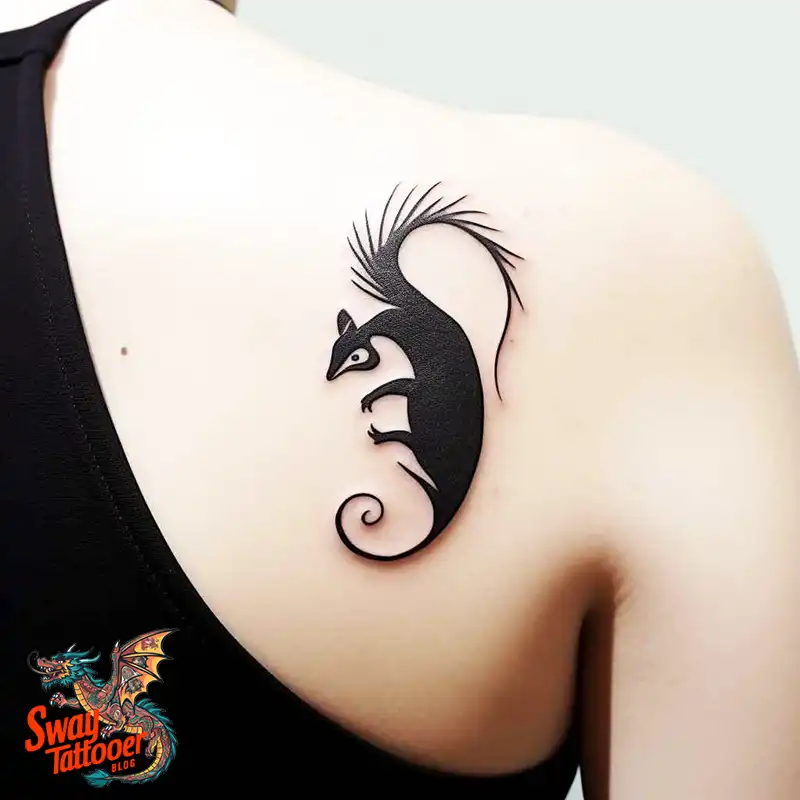 70 Skunk Tattoo Design Ideas: Rich Symbolism Body Art 21 skunk tattoo
