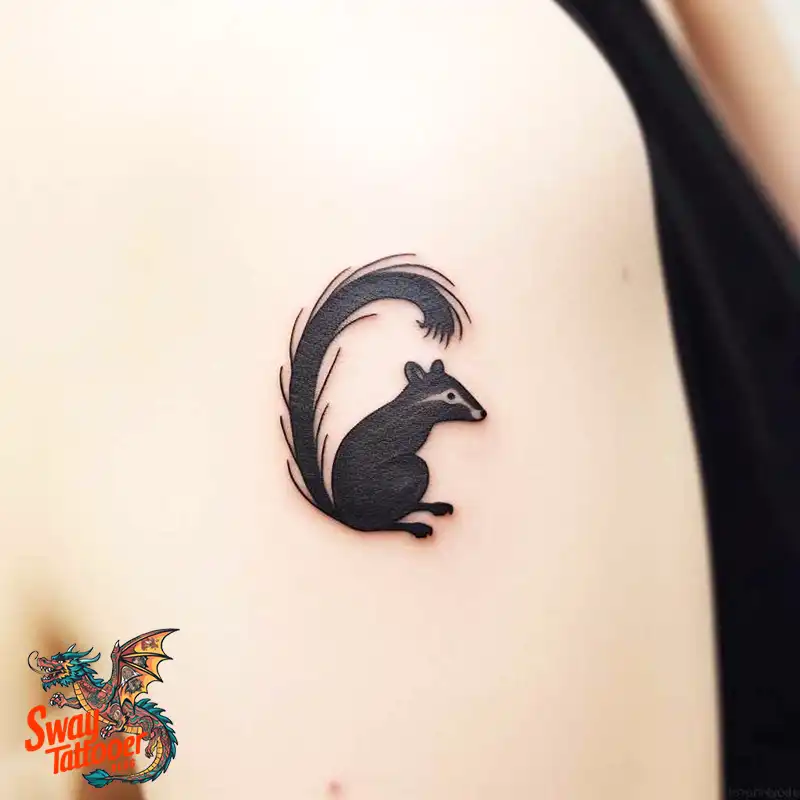 70 Skunk Tattoo Design Ideas: Rich Symbolism Body Art 19 skunk tattoo