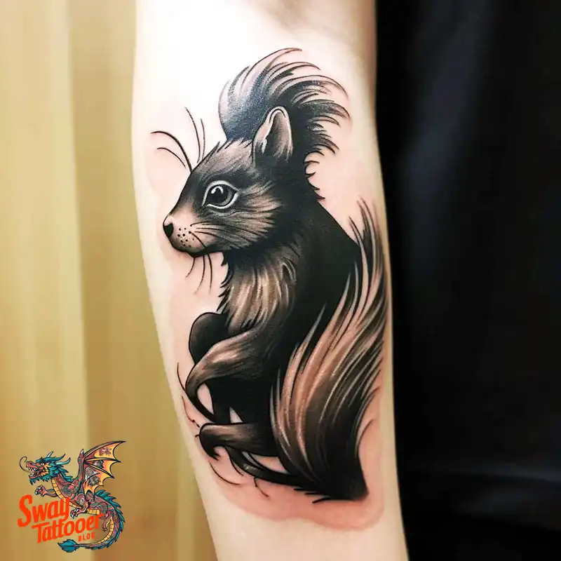 70 Skunk Tattoo Design Ideas: Rich Symbolism Body Art 13 skunk tattoo