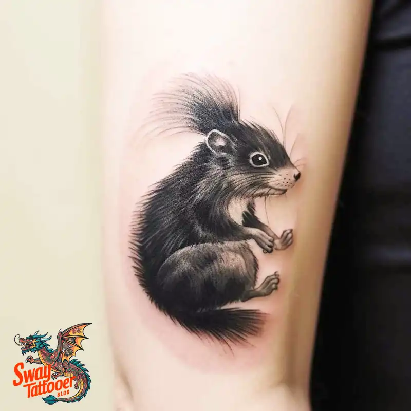 70 Skunk Tattoo Design Ideas: Rich Symbolism Body Art 2 skunk tattoo