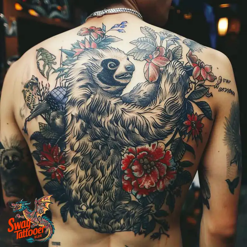 100 Best Sloth Tattoo Design Ideas: Your Adorable Ink 107 sloth tattoo