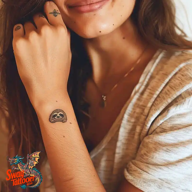 100 Best Sloth Tattoo Design Ideas: Your Adorable Ink 6 sloth tattoo