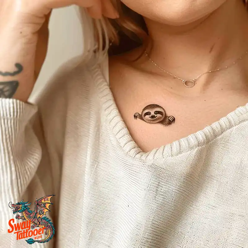 100 Best Sloth Tattoo Design Ideas: Your Adorable Ink 5 sloth tattoo