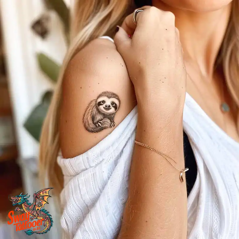 100 Best Sloth Tattoo Design Ideas: Your Adorable Ink 4 sloth tattoo