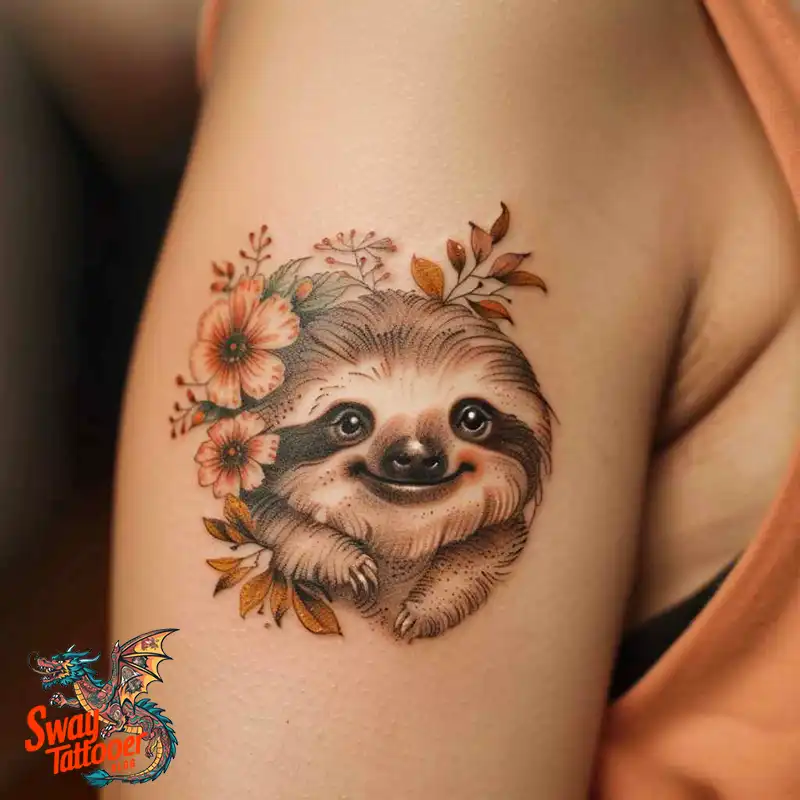 100 Best Sloth Tattoo Design Ideas: Your Adorable Ink 94 sloth tattoo