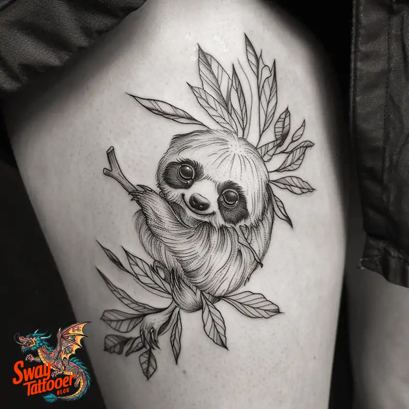 100 Best Sloth Tattoo Design Ideas: Your Adorable Ink 92 sloth tattoo