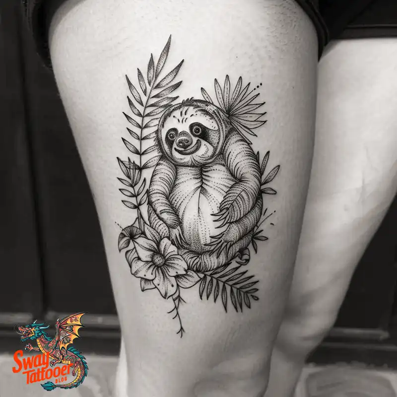 100 Best Sloth Tattoo Design Ideas: Your Adorable Ink 91 sloth tattoo
