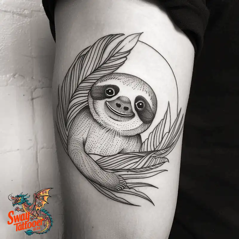 100 Best Sloth Tattoo Design Ideas: Your Adorable Ink 89 sloth tattoo