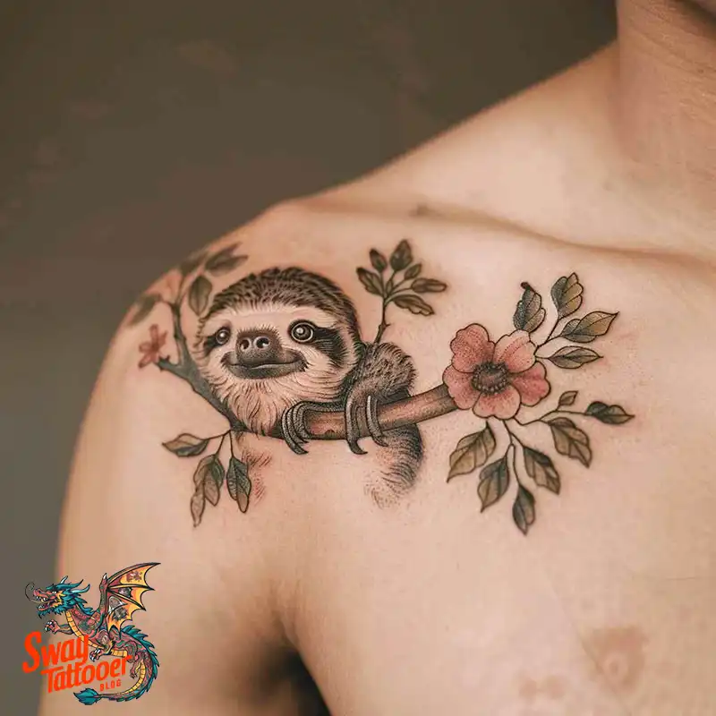 100 Best Sloth Tattoo Design Ideas: Your Adorable Ink 86 sloth tattoo
