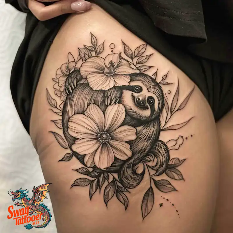 100 Best Sloth Tattoo Design Ideas: Your Adorable Ink 83 sloth tattoo