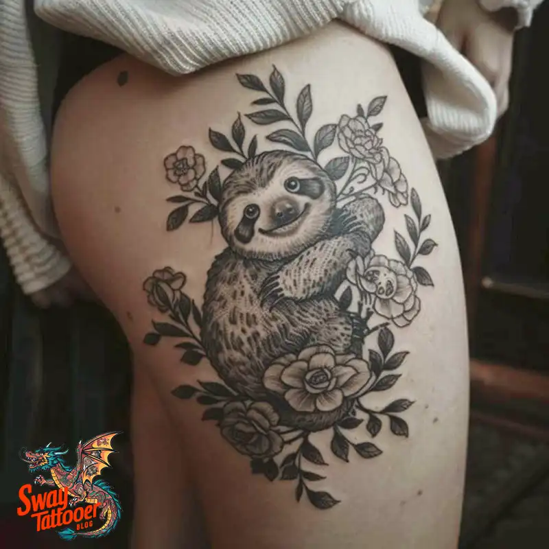 100 Best Sloth Tattoo Design Ideas: Your Adorable Ink 82 sloth tattoo