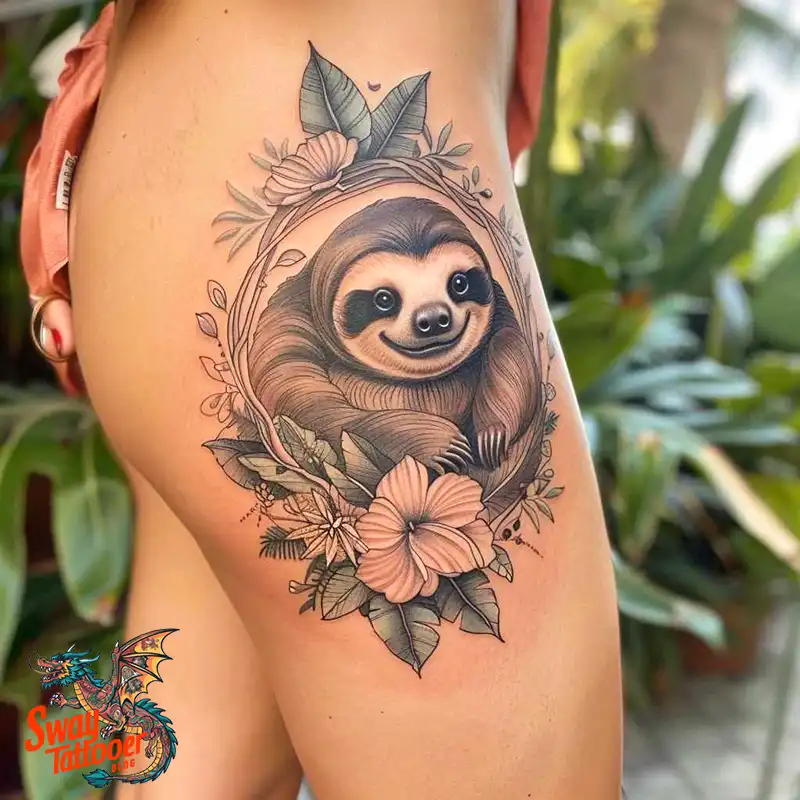 100 Best Sloth Tattoo Design Ideas: Your Adorable Ink 80 sloth tattoo