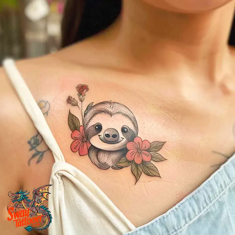 100 Best Sloth Tattoo Design Ideas: Your Adorable Ink 73 sloth tattoo