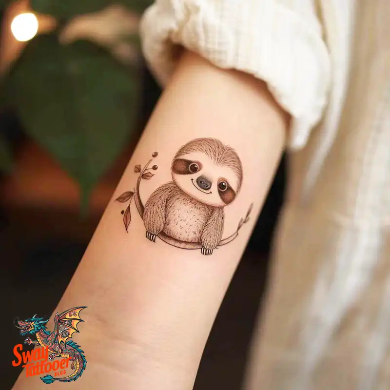 100 Best Sloth Tattoo Design Ideas: Your Adorable Ink 74 sloth tattoo