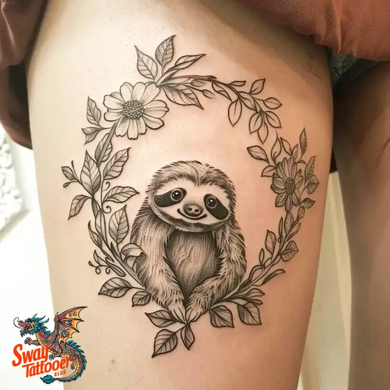 100 Best Sloth Tattoo Design Ideas: Your Adorable Ink 68 sloth tattoo