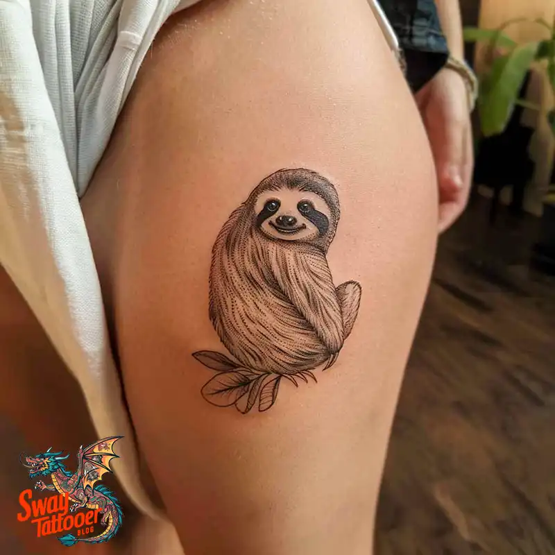 100 Best Sloth Tattoo Design Ideas: Your Adorable Ink 67 sloth tattoo