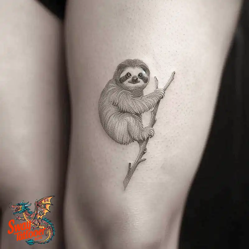 100 Best Sloth Tattoo Design Ideas: Your Adorable Ink 64 sloth tattoo