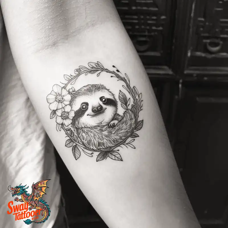 100 Best Sloth Tattoo Design Ideas: Your Adorable Ink 62 sloth tattoo