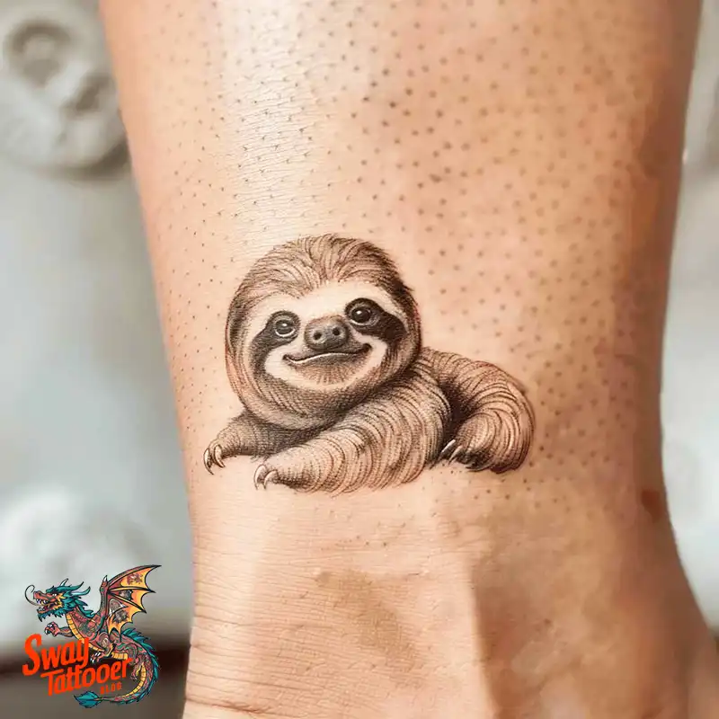 100 Best Sloth Tattoo Design Ideas: Your Adorable Ink 57 sloth tattoo