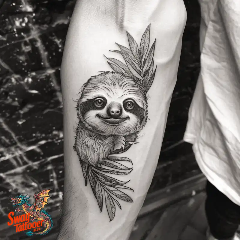 100 Best Sloth Tattoo Design Ideas: Your Adorable Ink 45 sloth tattoo