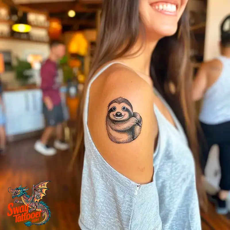 100 Best Sloth Tattoo Design Ideas: Your Adorable Ink 39 sloth tattoo