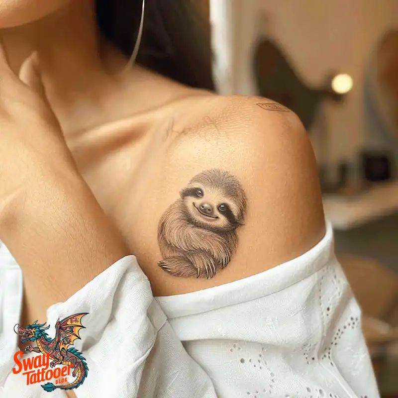 100 Best Sloth Tattoo Design Ideas: Your Adorable Ink 37 sloth tattoo