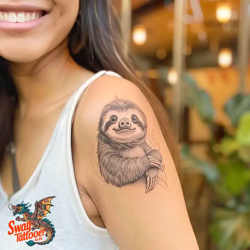 100 Best Sloth Tattoo Design Ideas: Your Adorable Ink 35 sloth tattoo