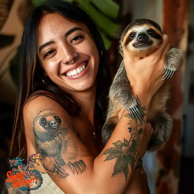 100 Best Sloth Tattoo Design Ideas: Your Adorable Ink 31 sloth tattoo