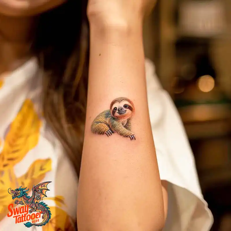 100 Best Sloth Tattoo Design Ideas: Your Adorable Ink 29 sloth tattoo