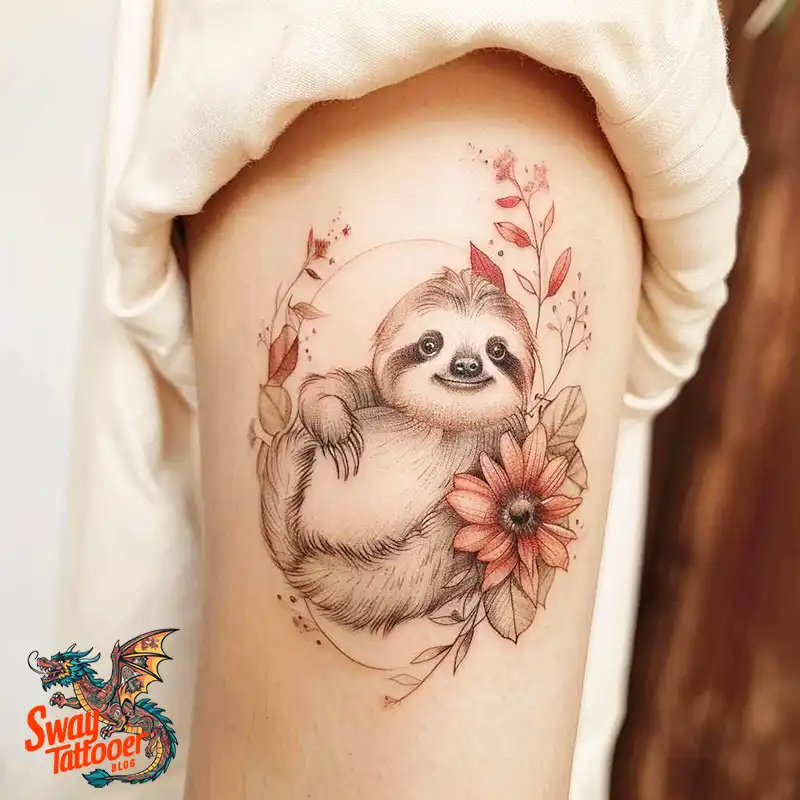 100 Best Sloth Tattoo Design Ideas: Your Adorable Ink 97 sloth tattoo