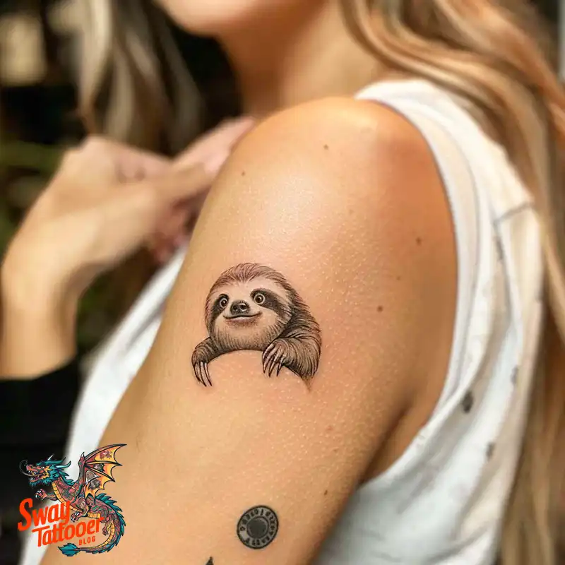 100 Best Sloth Tattoo Design Ideas: Your Adorable Ink 28 sloth tattoo