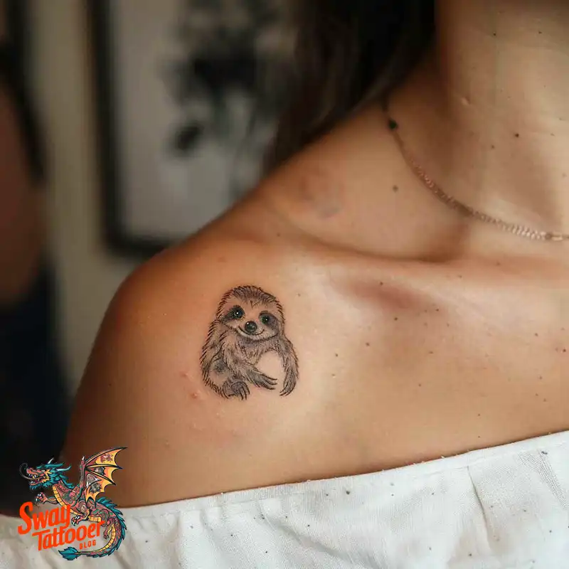 100 Best Sloth Tattoo Design Ideas: Your Adorable Ink 24 sloth tattoo