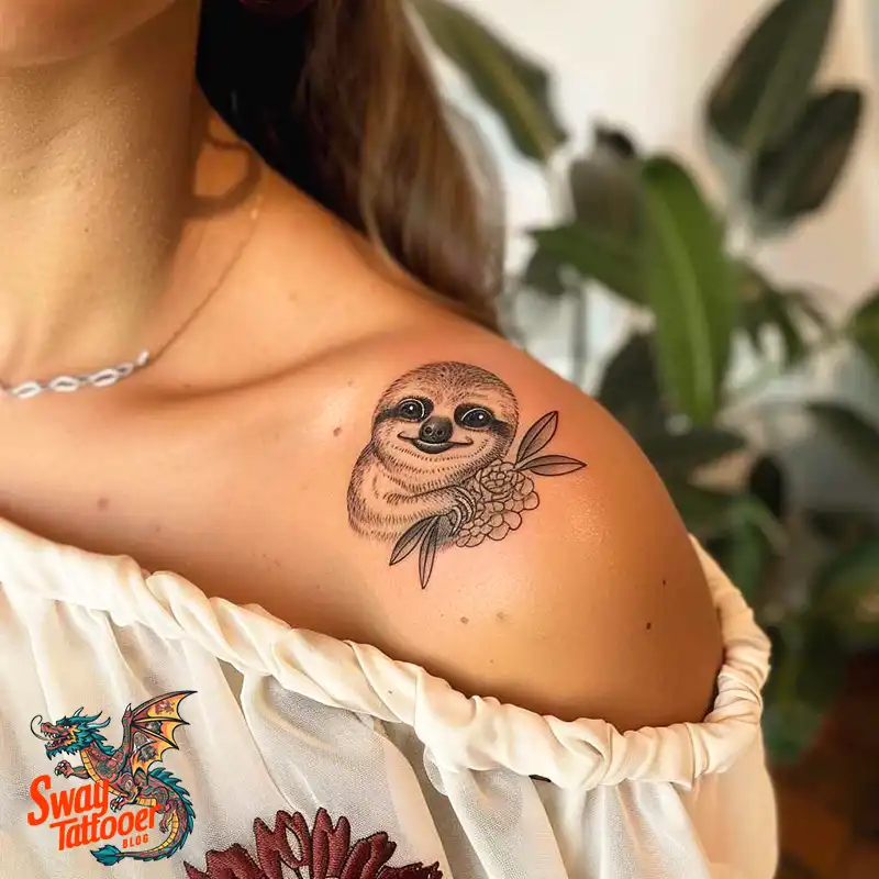 100 Best Sloth Tattoo Design Ideas: Your Adorable Ink 23 sloth tattoo
