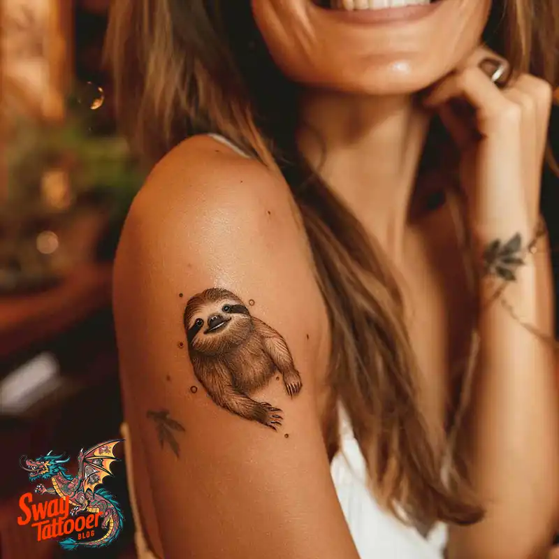 100 Best Sloth Tattoo Design Ideas: Your Adorable Ink 21 sloth tattoo