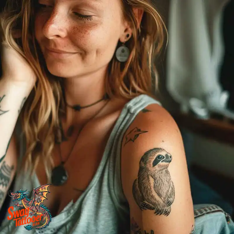 100 Best Sloth Tattoo Design Ideas: Your Adorable Ink 20 sloth tattoo