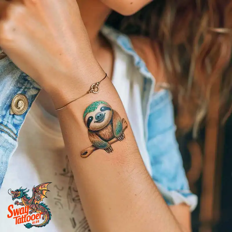 100 Best Sloth Tattoo Design Ideas: Your Adorable Ink 16 sloth tattoo