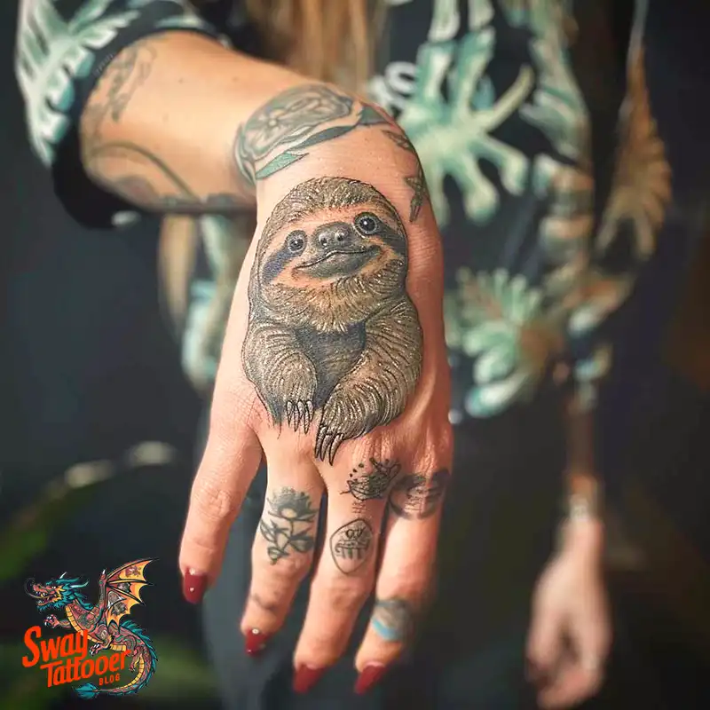 100 Best Sloth Tattoo Design Ideas: Your Adorable Ink 11 sloth tattoo
