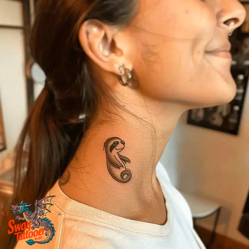 100 Best Sloth Tattoo Design Ideas: Your Adorable Ink 9 sloth tattoo