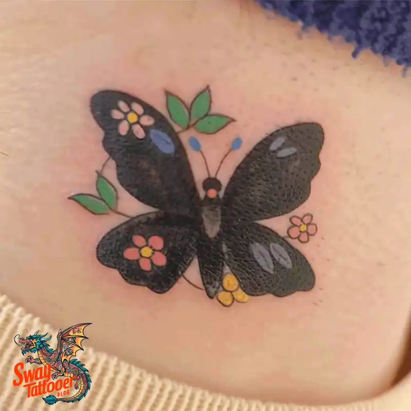 120 Small Butterfly Neck Tattoo Design Ideas: Delicate Art 110 small butterfly tattoo on neck