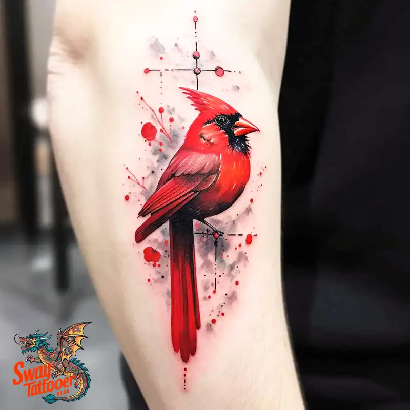 70 Small Red Cardinal Tattoo Designs: Ink Art Ideas 49 cardinal tattoo