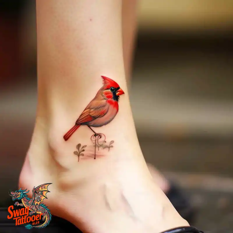 70 Small Red Cardinal Tattoo Designs: Ink Art Ideas 37 cardinal tattoo